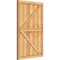 Ekena Millwork Framed Board-n-Batten Shutters w/Z-Bar, Rough Sawn Western Red Cedar, 26 7/8W x 42H, PR RBF06Z26X042RWR - alternate 3